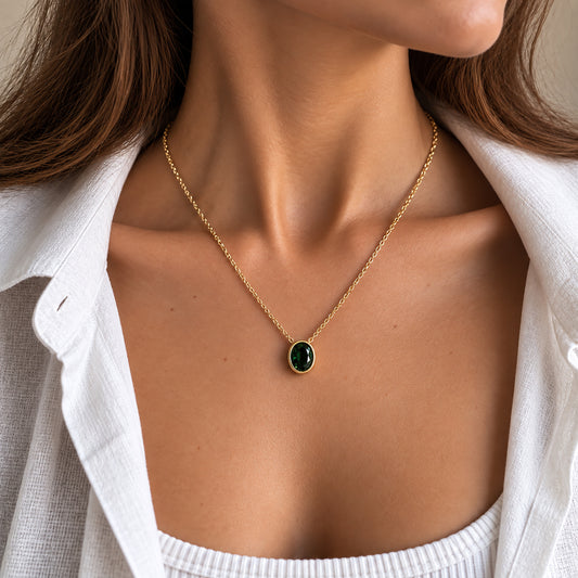 Green quartz necklace Bliss Gioielli (Italy)