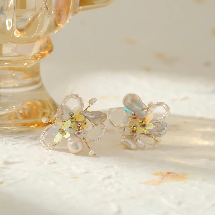 flower earrings