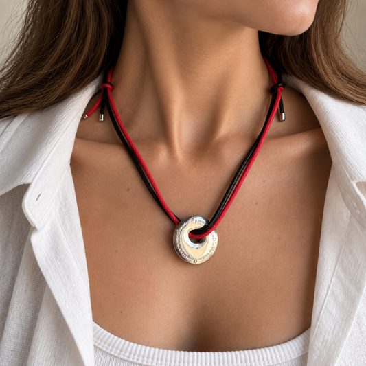 Dual‑color cord necklace Bliss Gioielli (Italy)