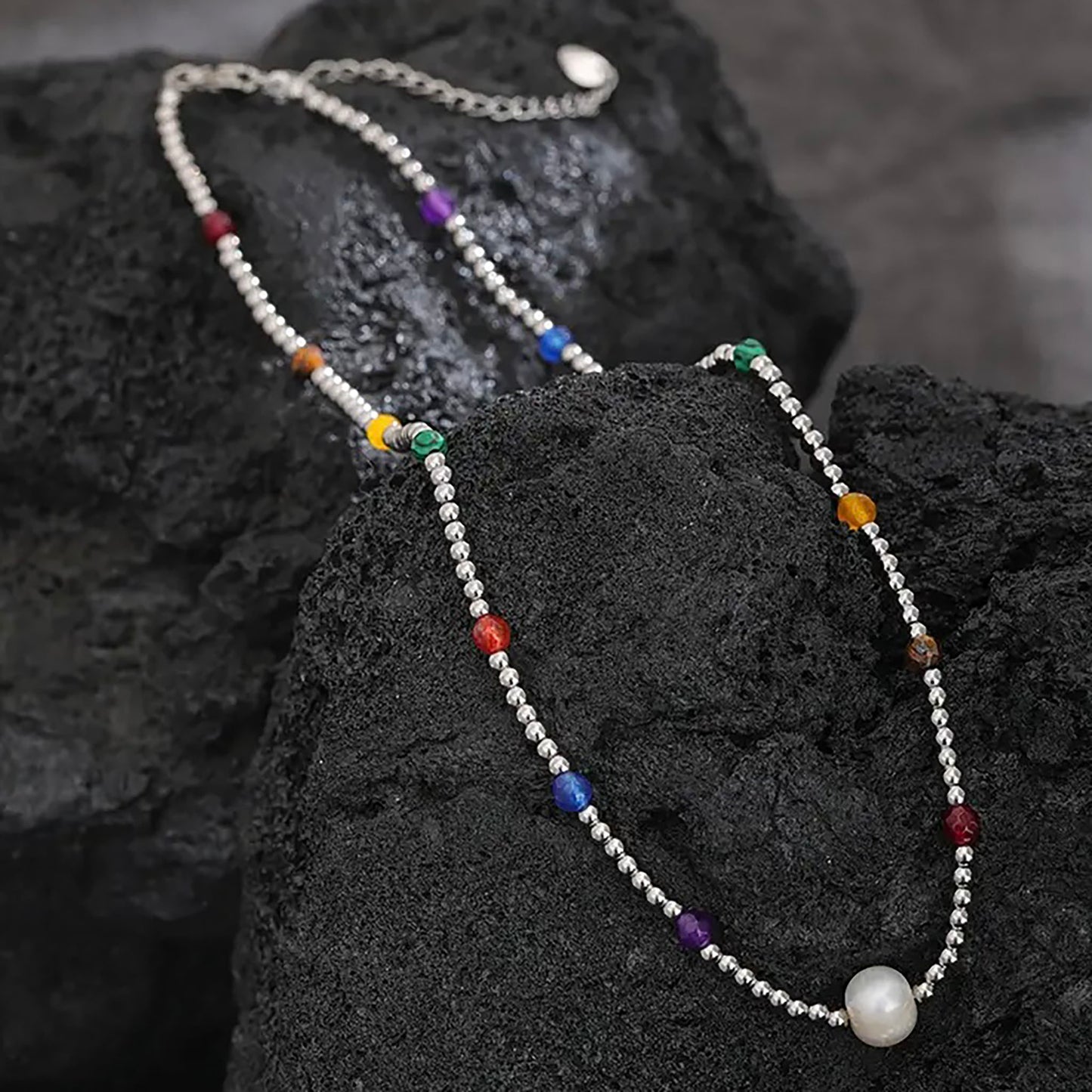 Necklace with pearl Cannelle (France)