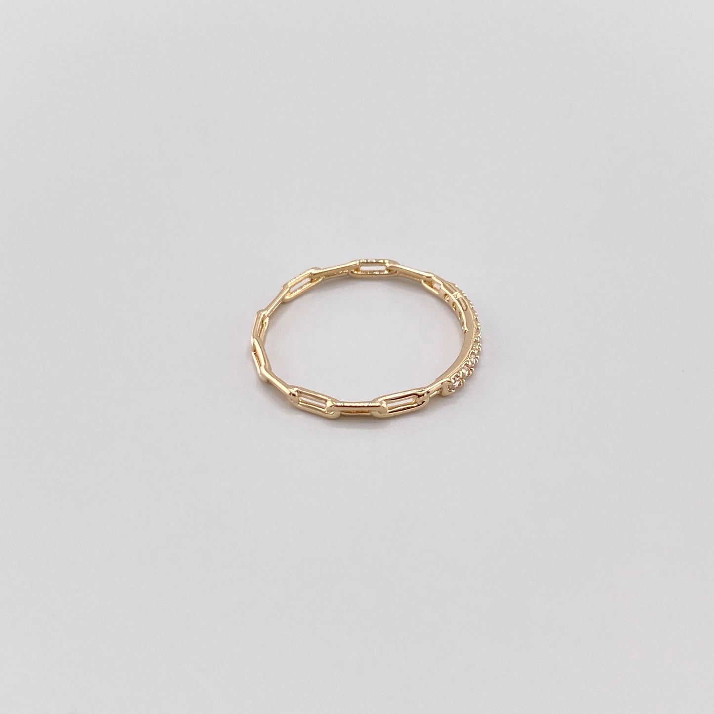 Кольцо цепочка