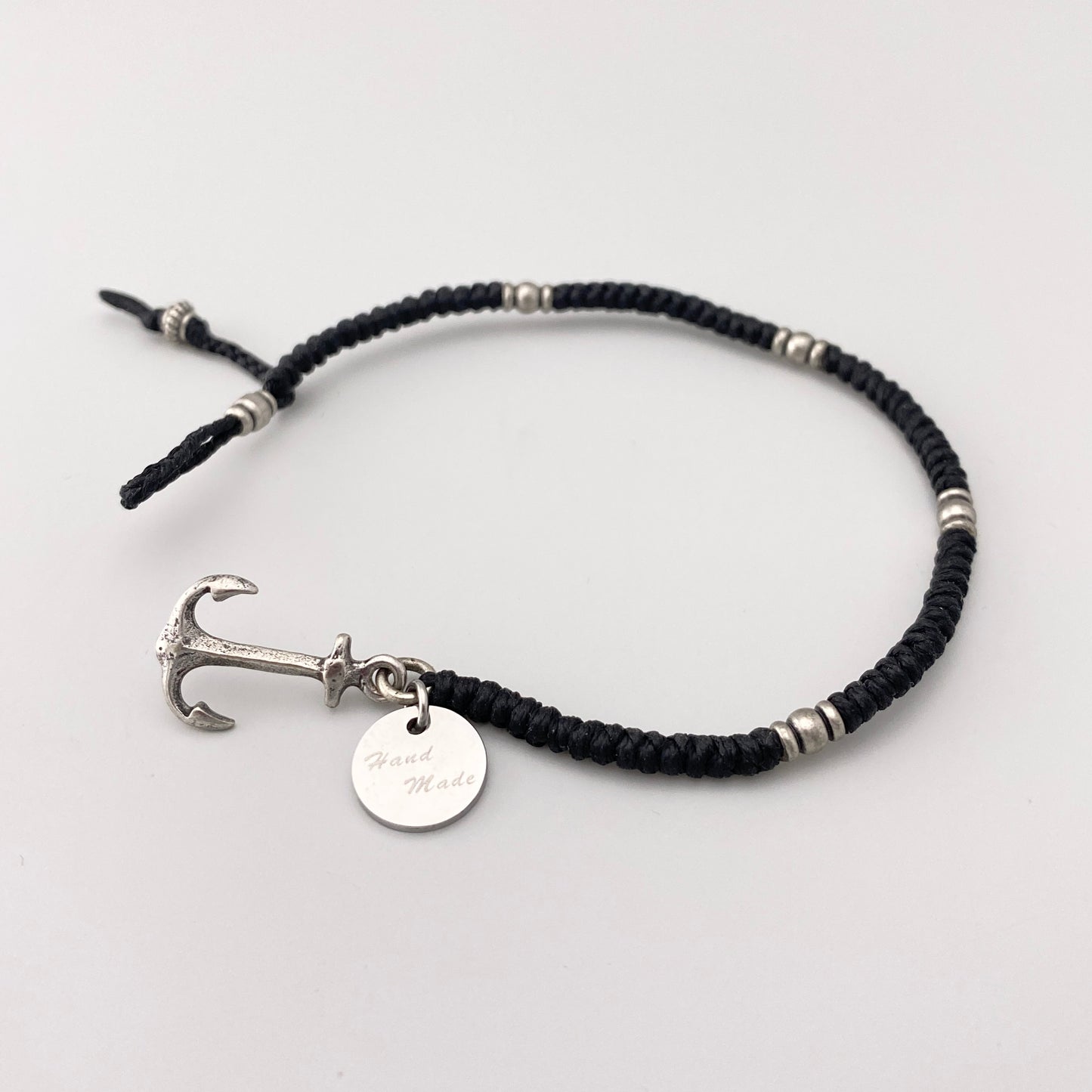 bransoletka męska czarna