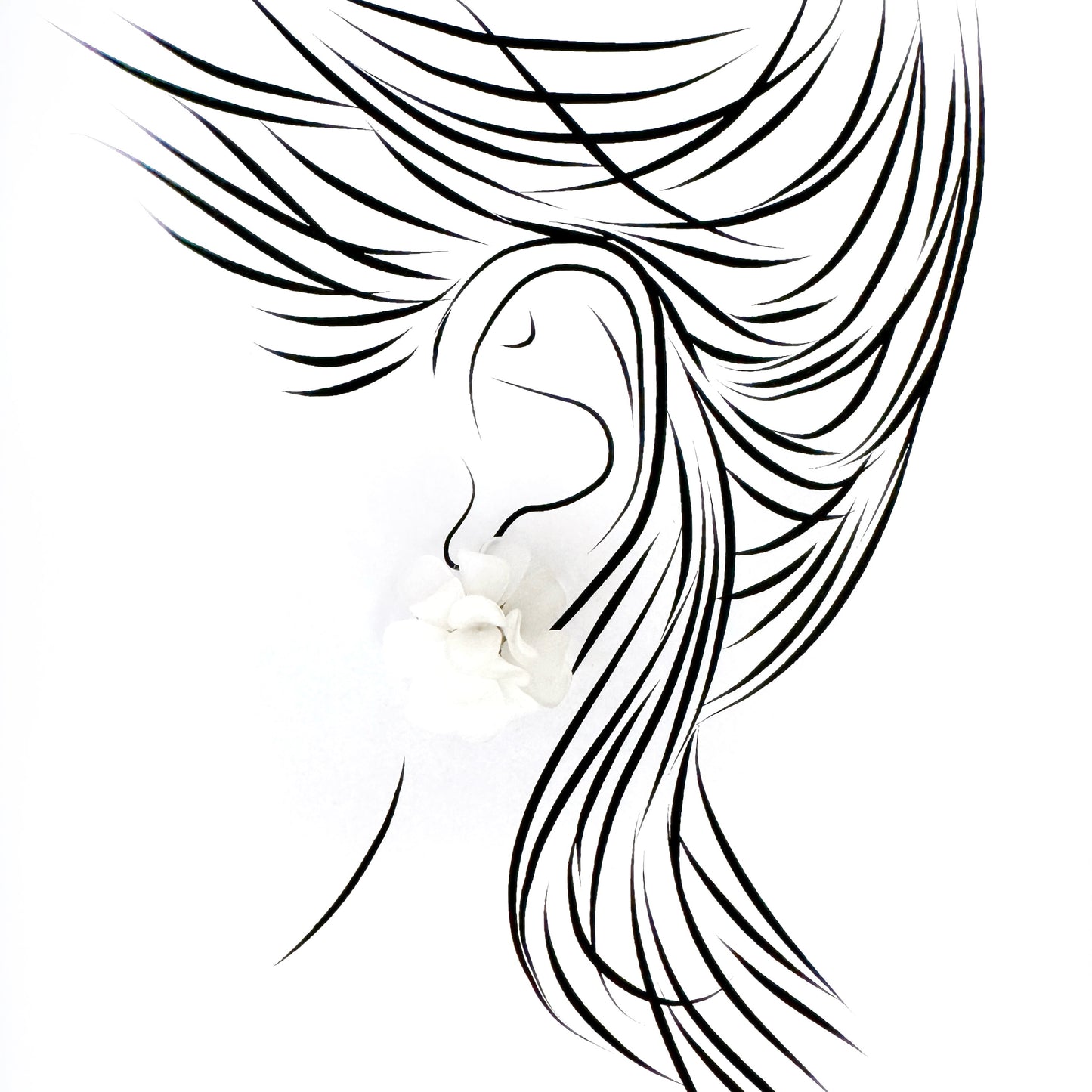 Flower earrings Sonata (Spain)