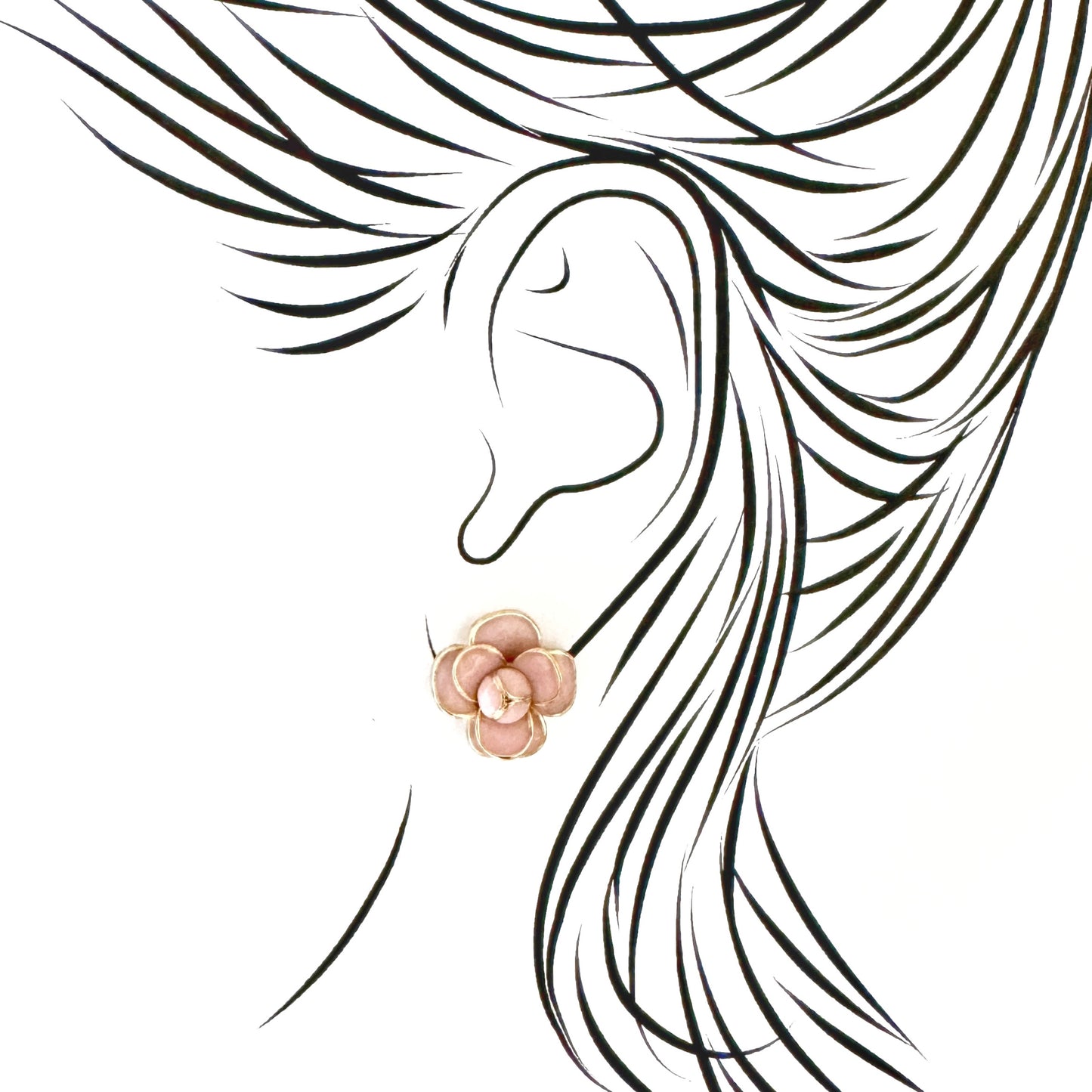 Flower earrings Sonata (Spain)
