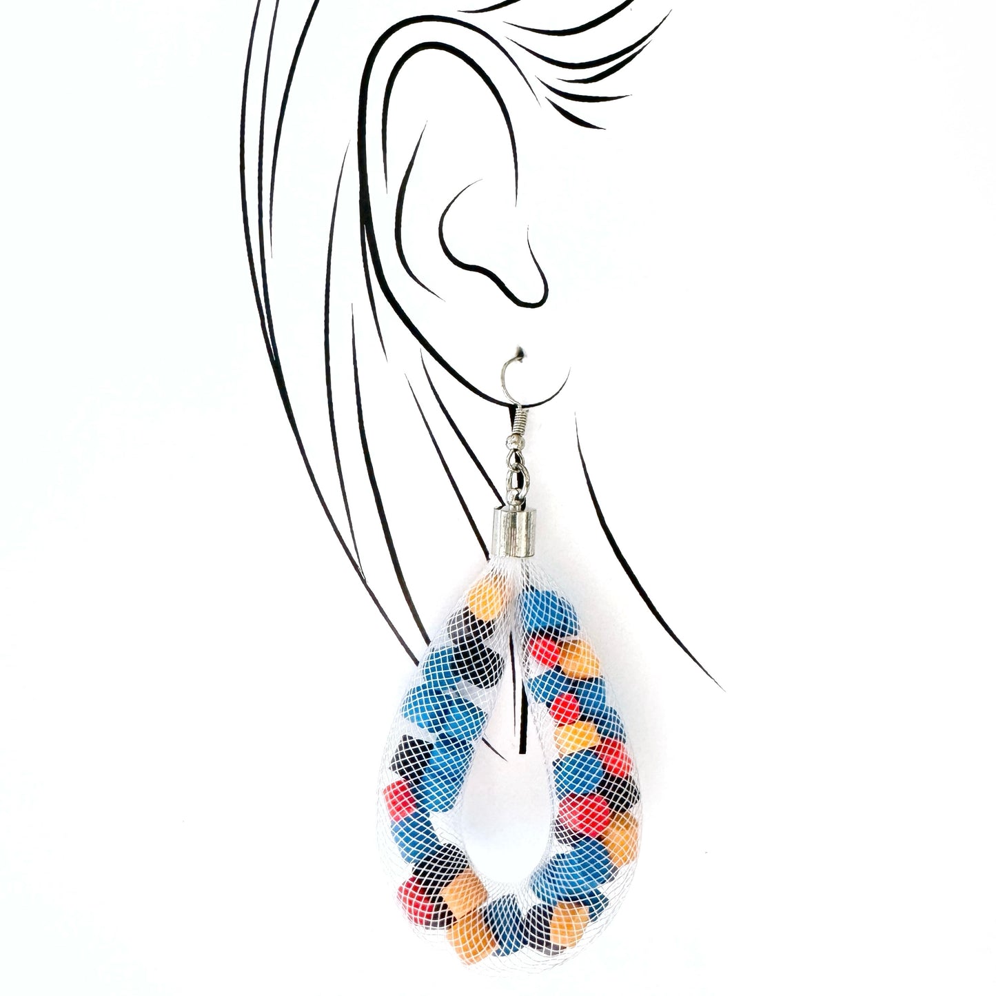 Mesh earrings Sonata (Spain)
