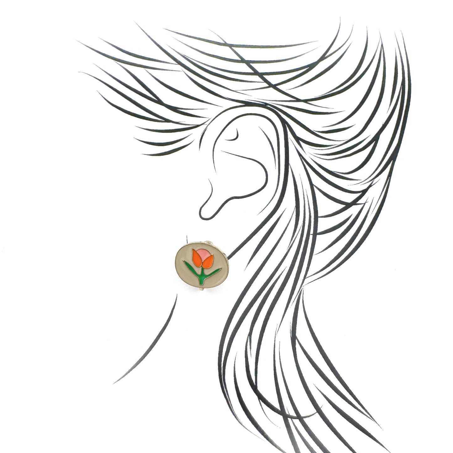 Enamel clips Sonata (Spain)