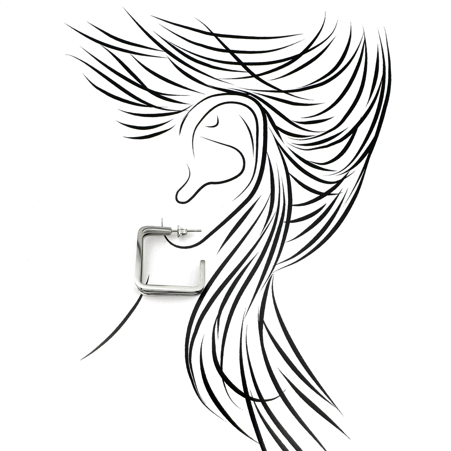 Kolczyki prostokątne Maravillas (Spain)