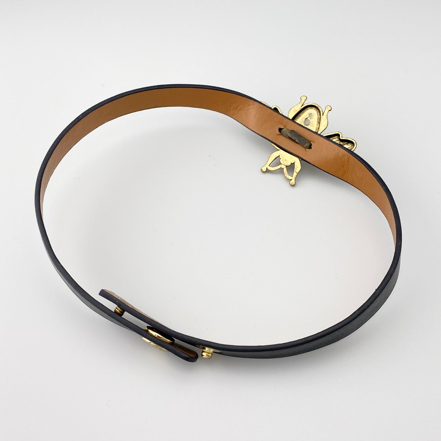 Naszyjnik skórzany damski