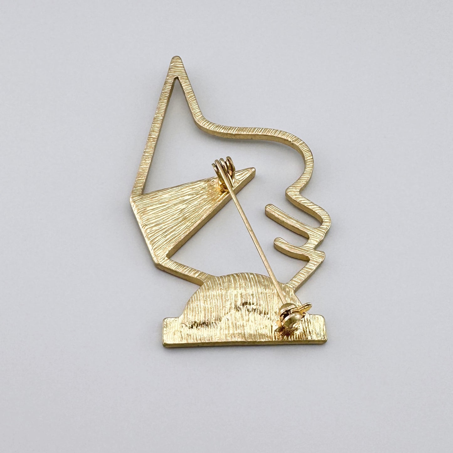 abstract brooch