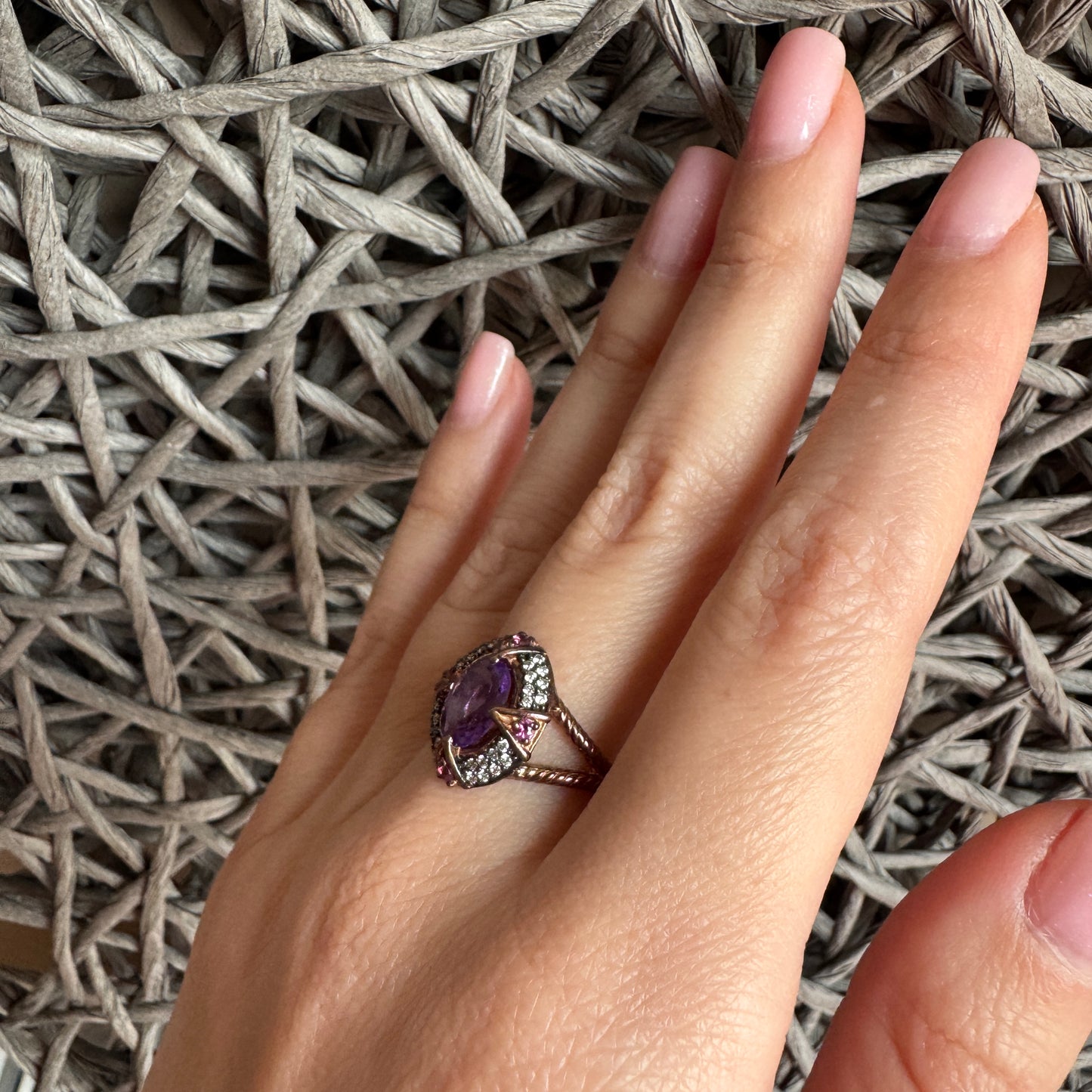 Amethyst ring Les Petites Precieuses (France)