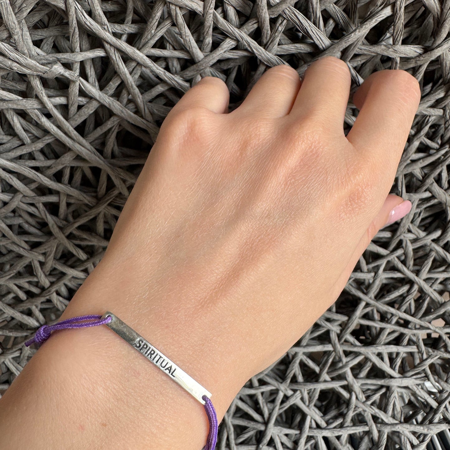 Minimalist bracelet "Spiritual" IRL (France)