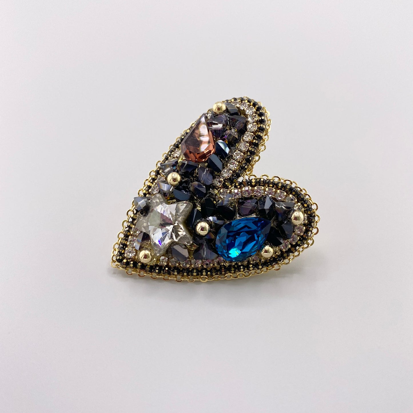 Heart brooch