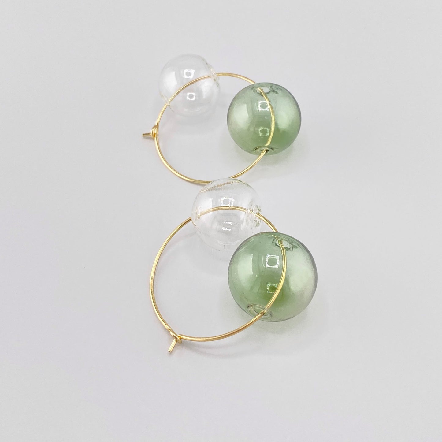 glass earrings