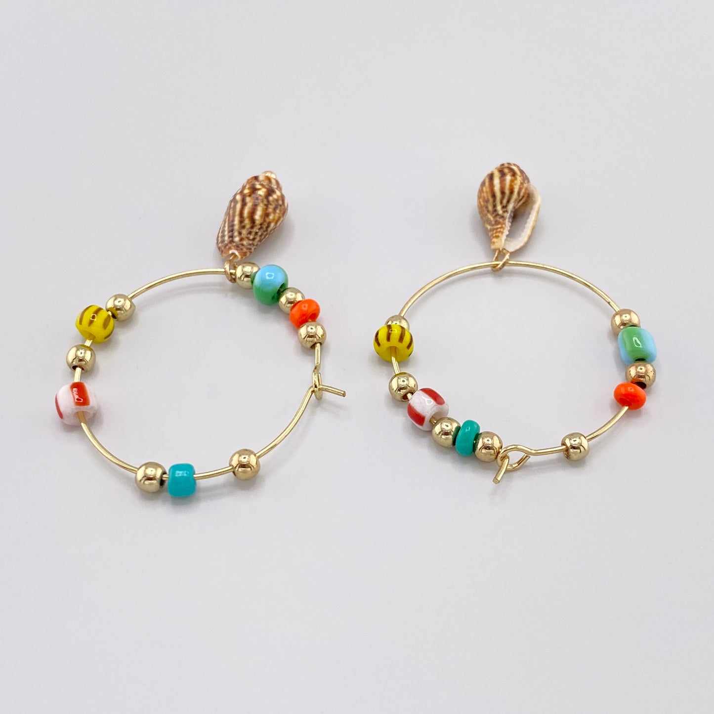 Кольорові сережки