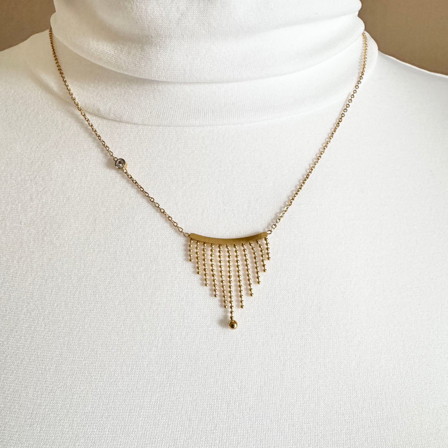 Necklace with a pendant Cannelle (France)