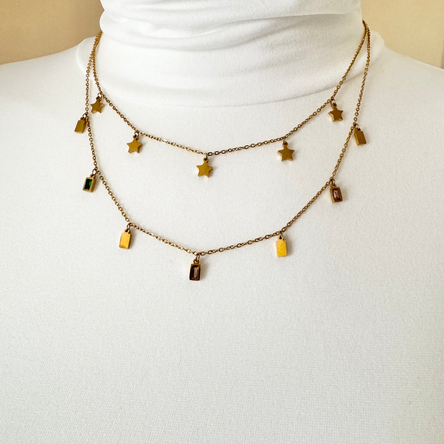 Necklace with stars Cannelle (France)