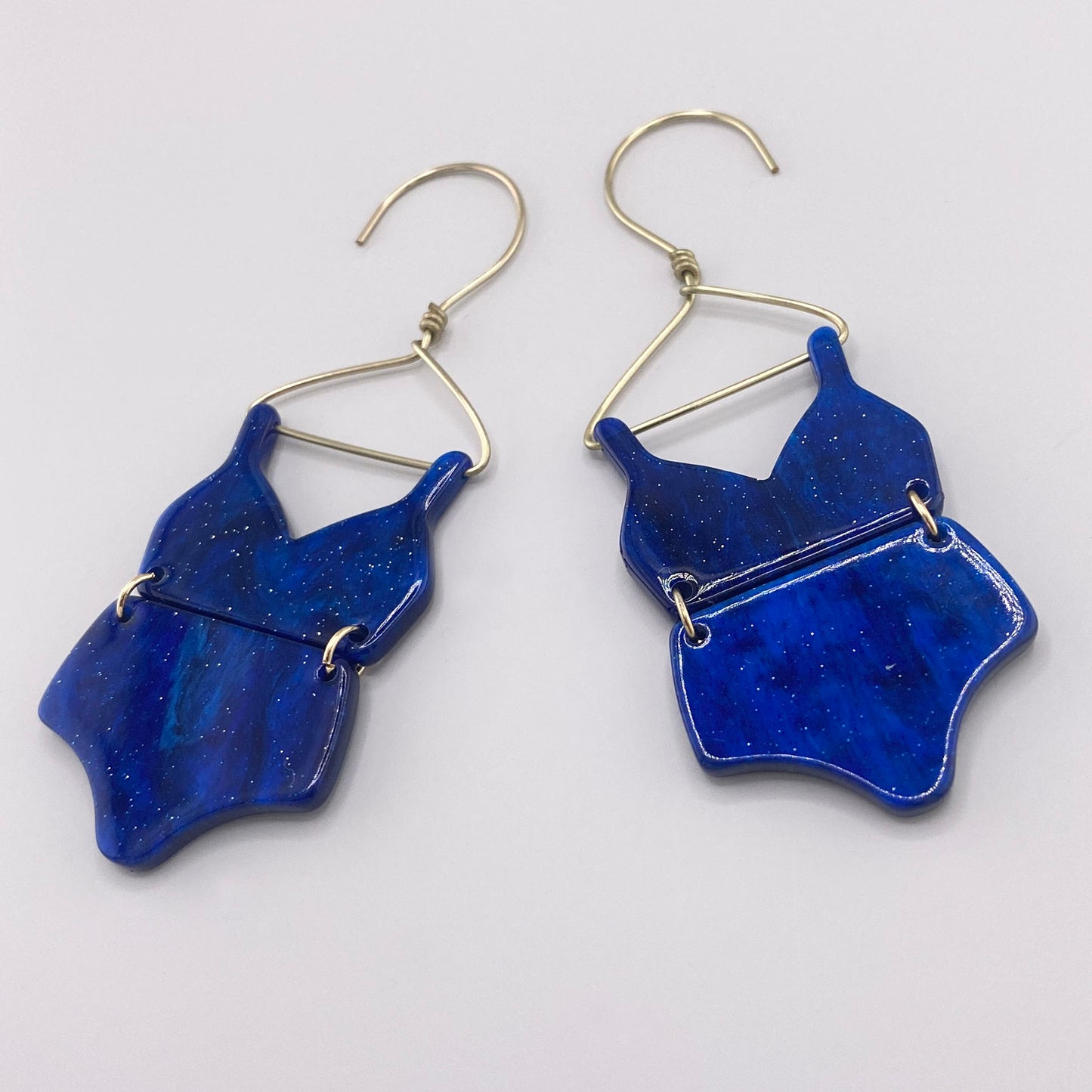 Серьги купальник