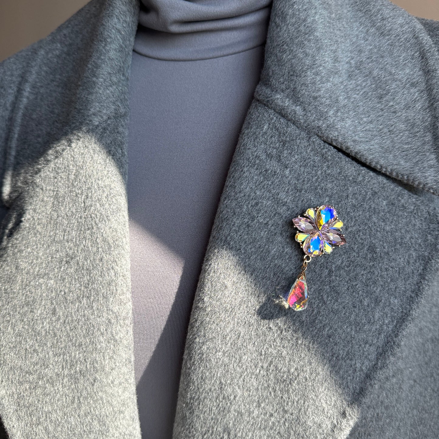 Brooch with crystals Sonata (Spain)