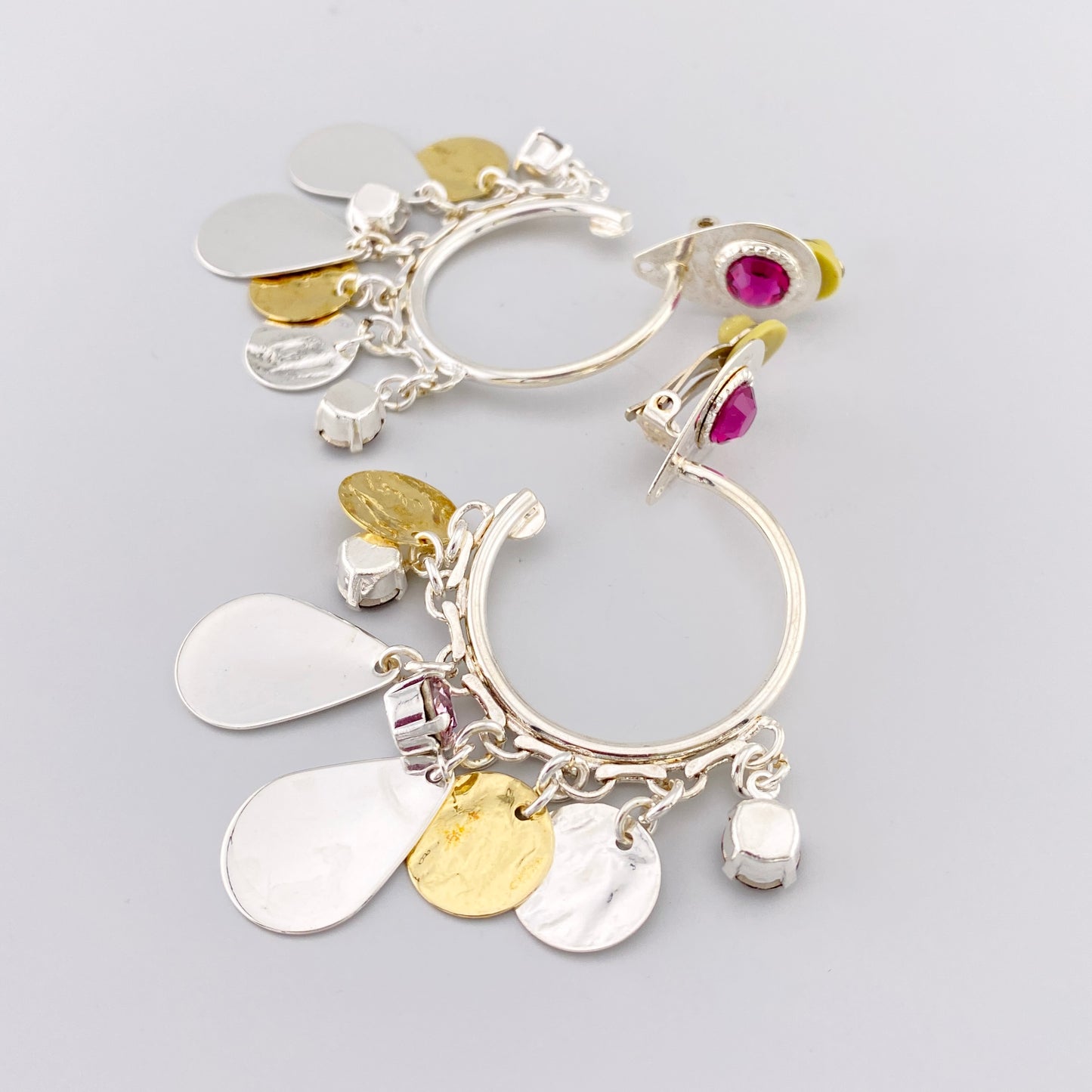 kolczyki klipsy długie