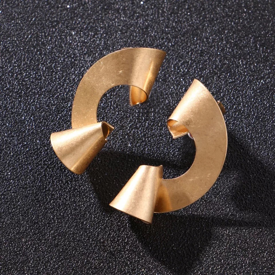 Geometryczne spiralne kolczyki Sonata (Spain)