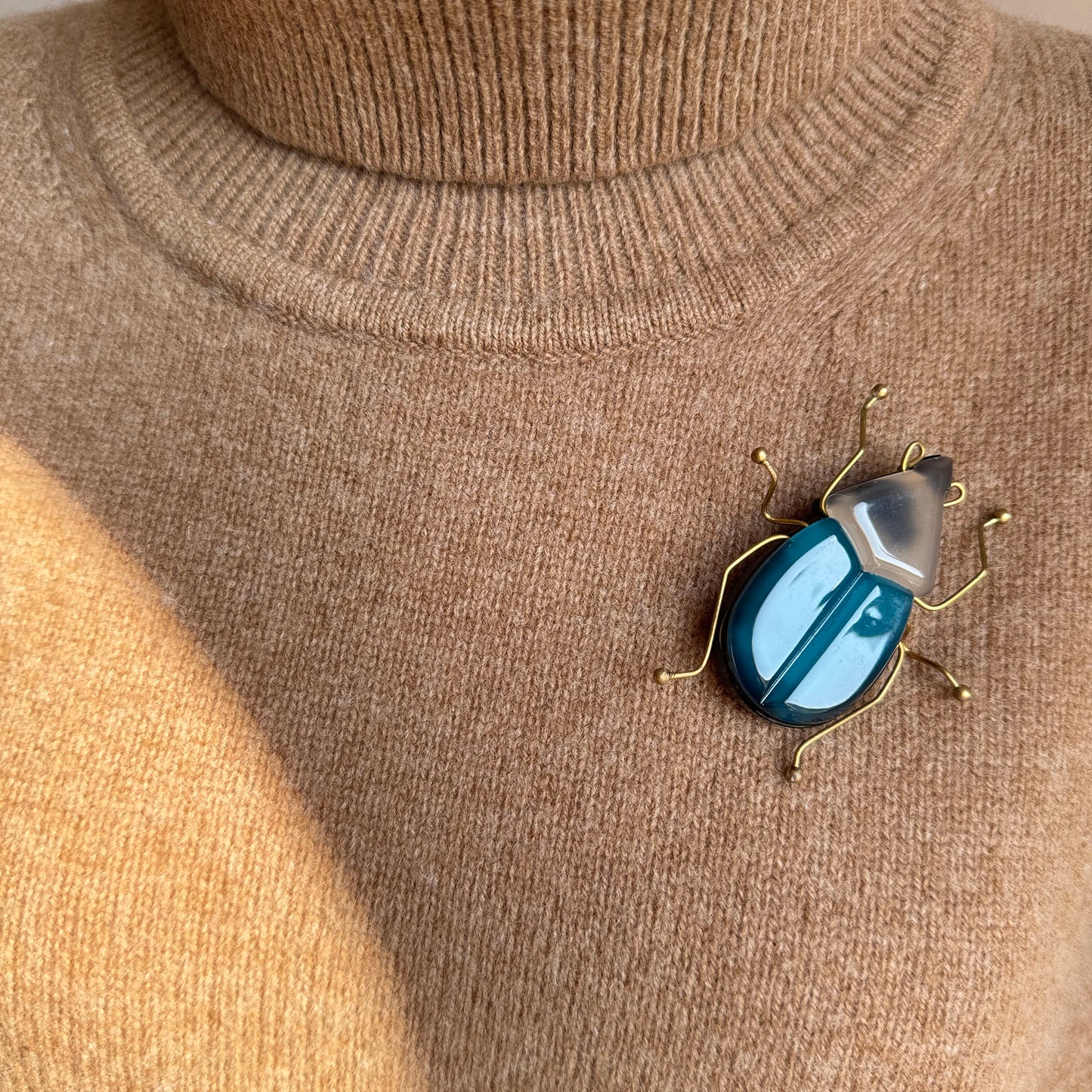 Large beetle brooch Sonata (Spain)
