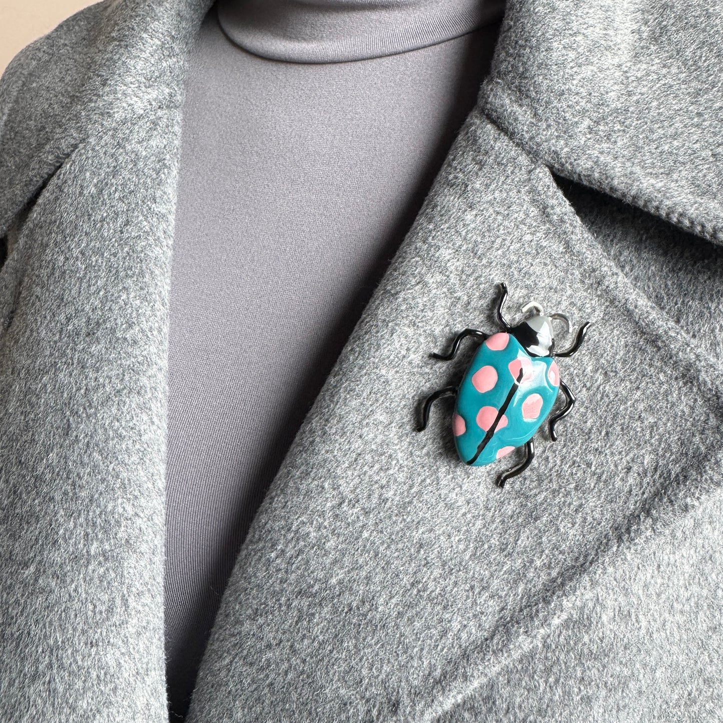 Beetle brooch Sonata (Spain)