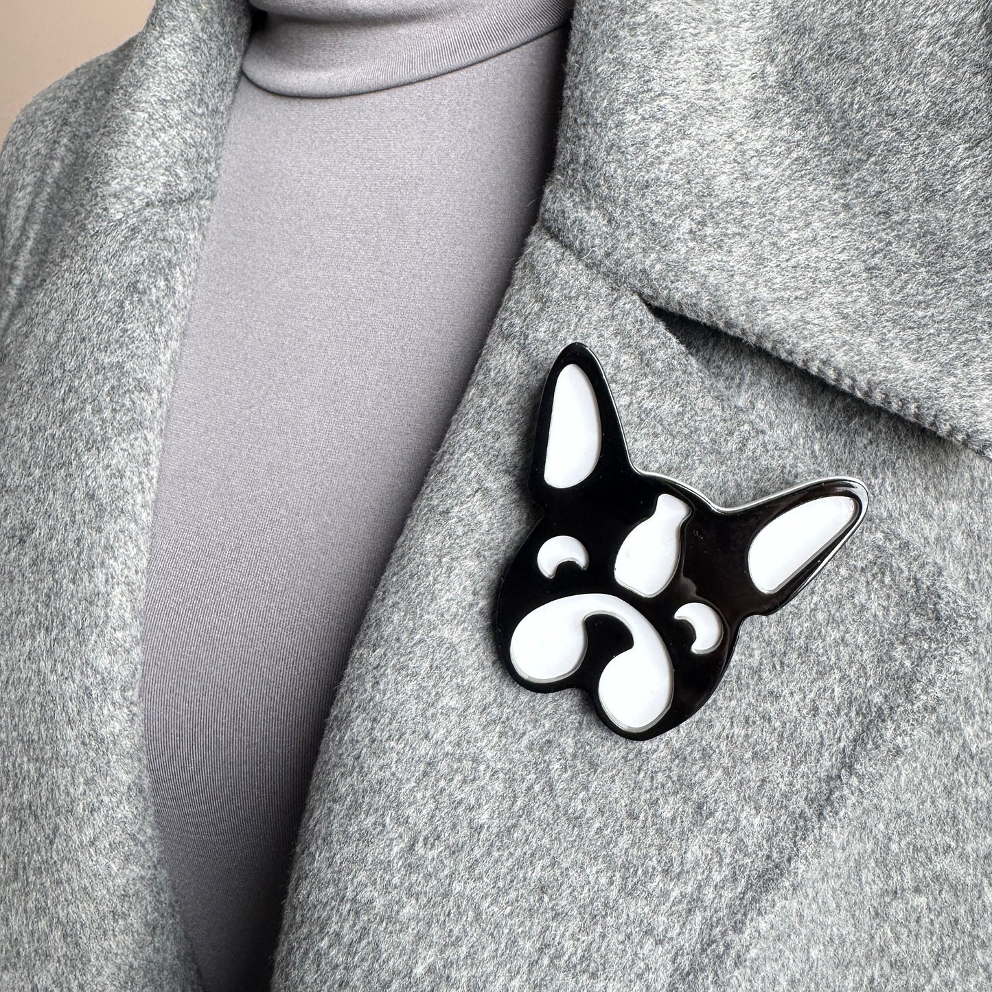 Bulldog brooch Sonata (Spain)