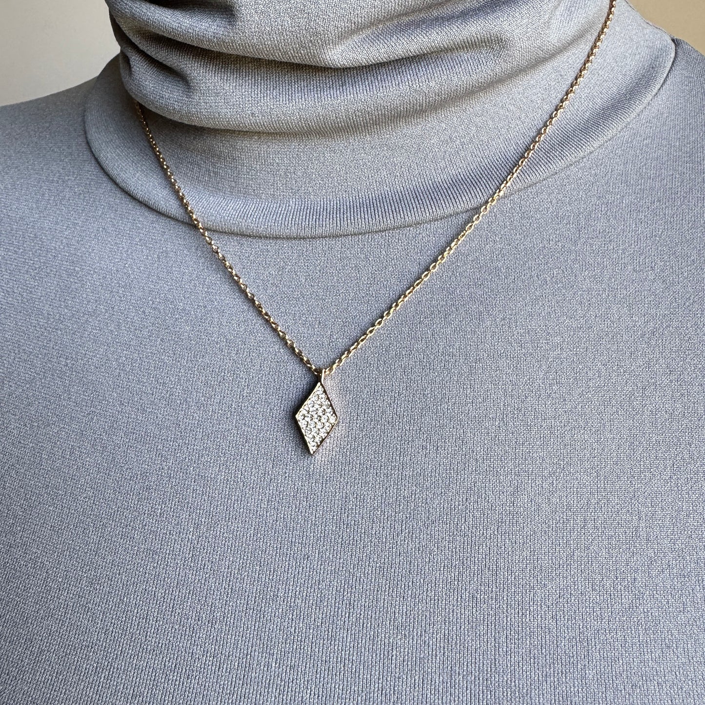 Cubic zirconia necklace Fossil