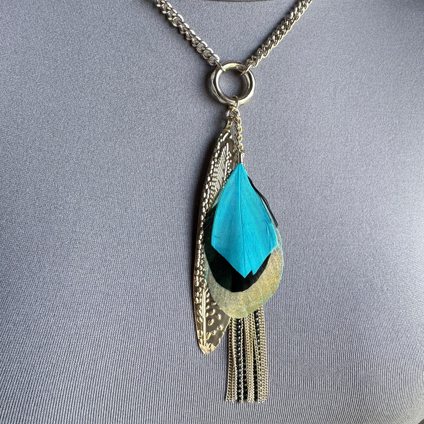Feather necklace Sinequanone