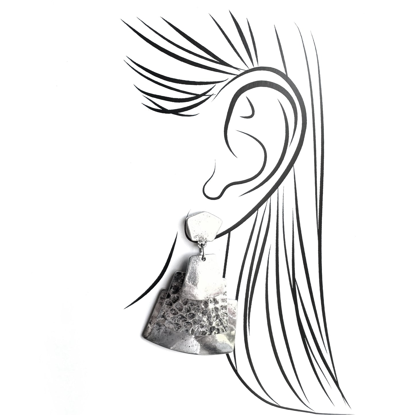 Geometric earrings Sonata (Spain)