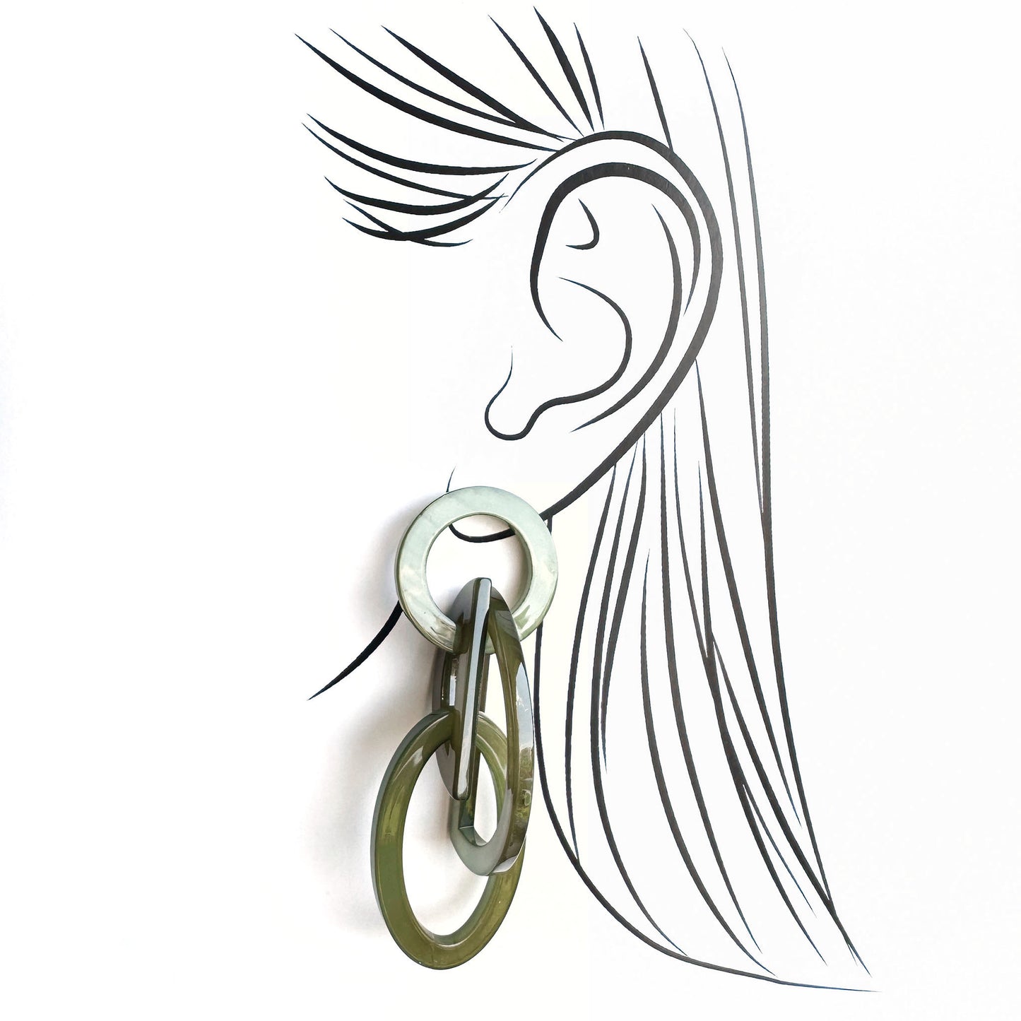 Geometric earrings Sonata (Spain)