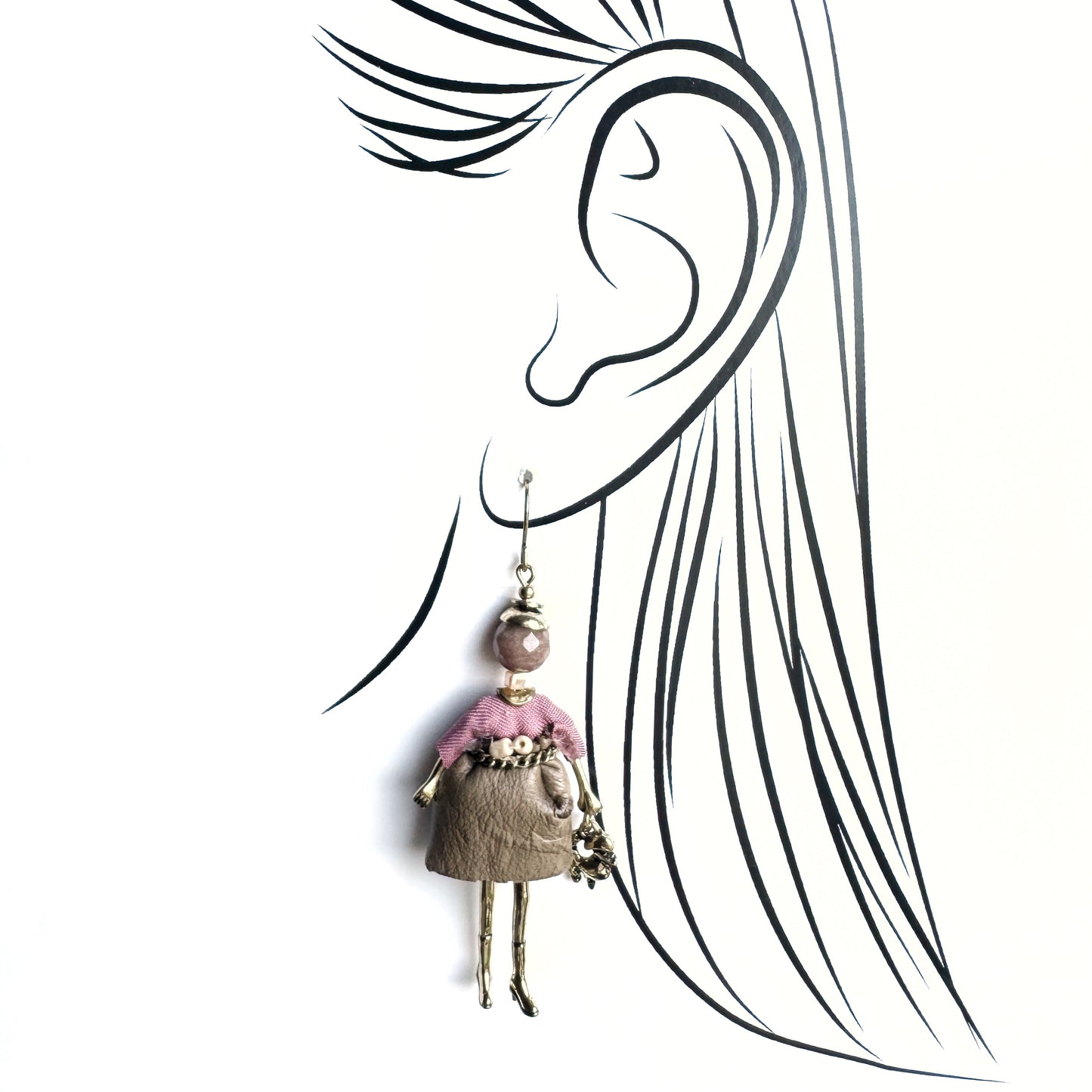 Doll earrings Sonata (Spain)