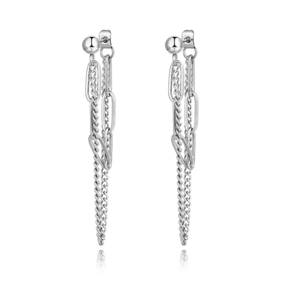 Chain earrings