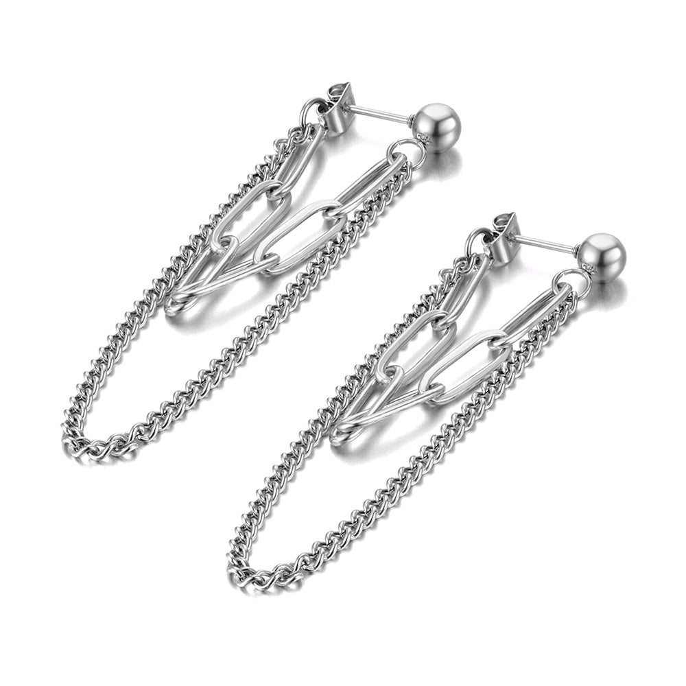 Сережки ланцюжки