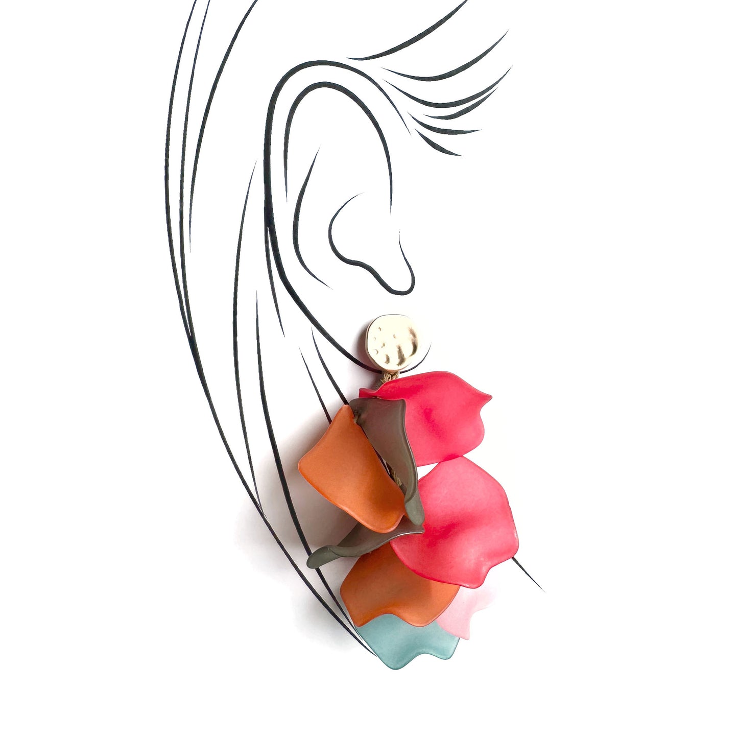 Petal earrings Sonata (Spain)