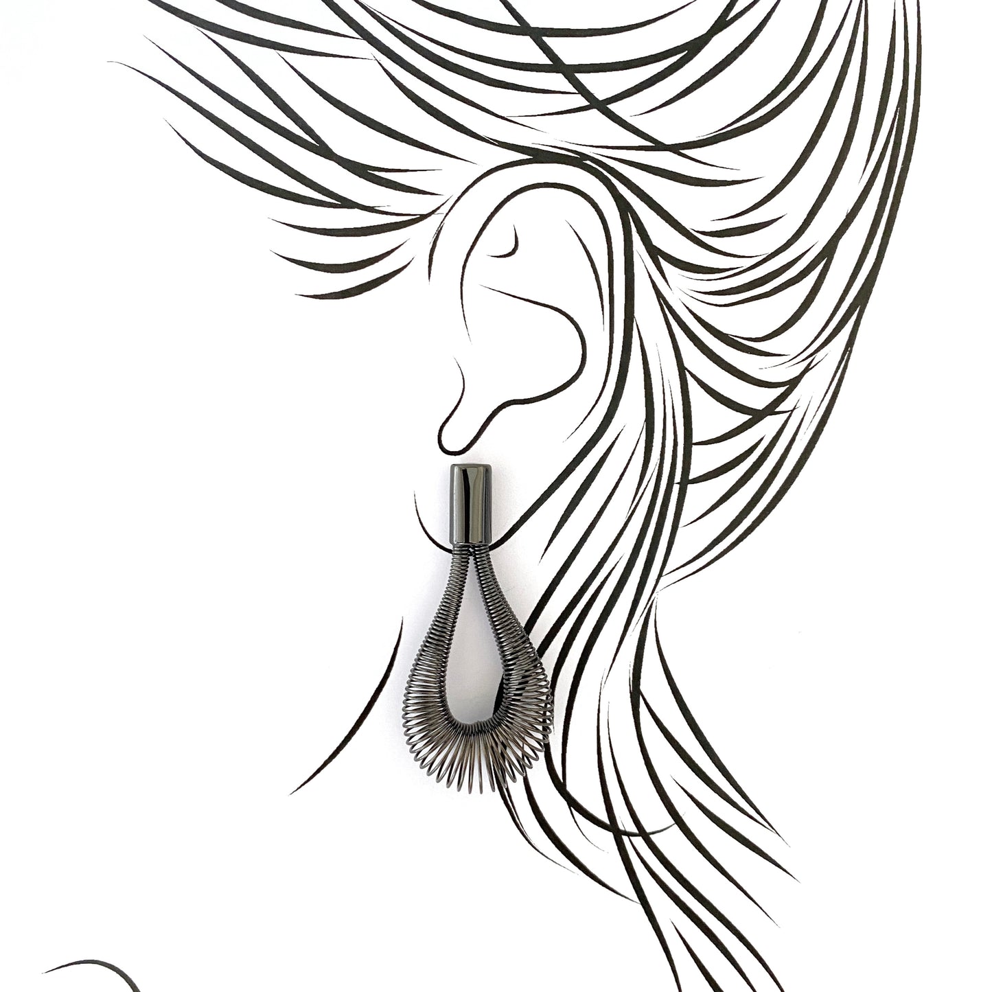 Spring earrings