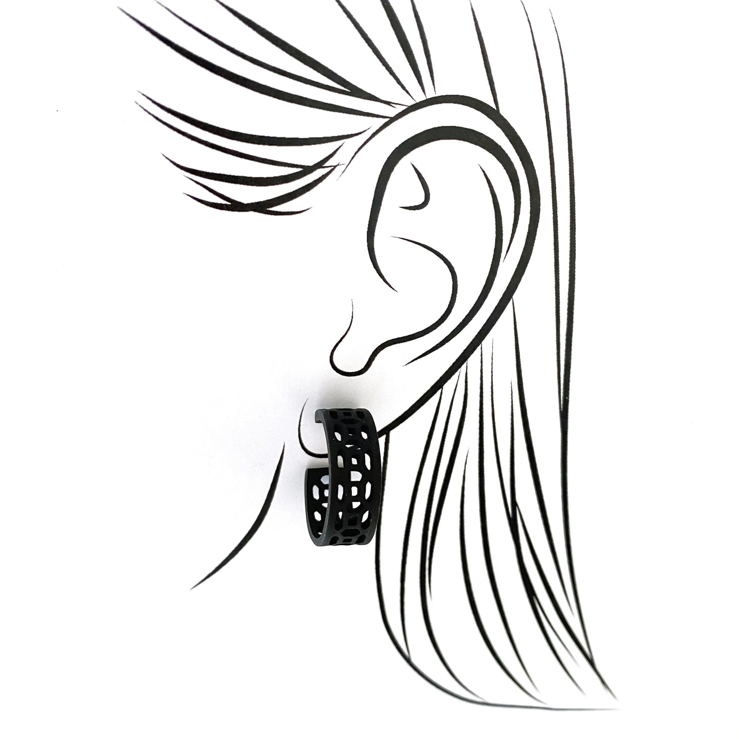 Azure earrings
