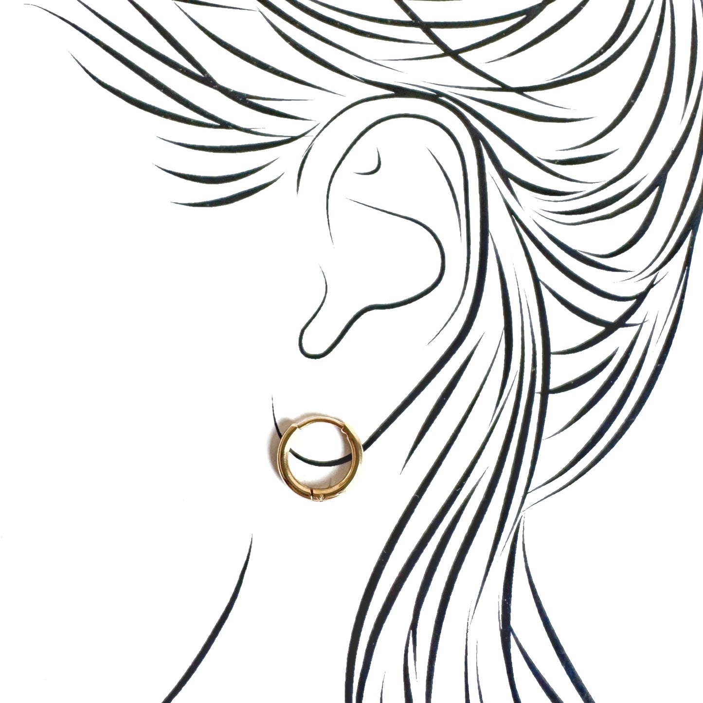 Zodiac earrings Aries IRL (France)