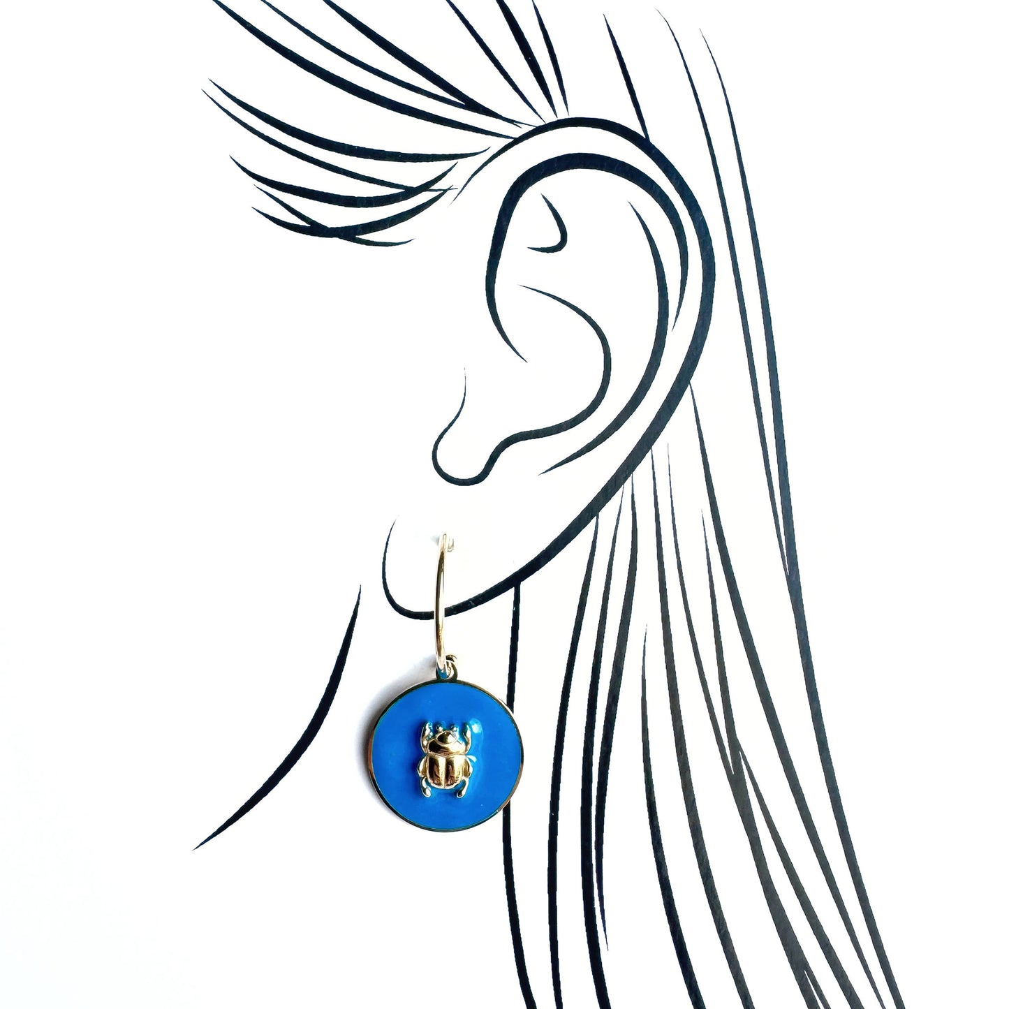 Beetle earrings Ikita (France)
