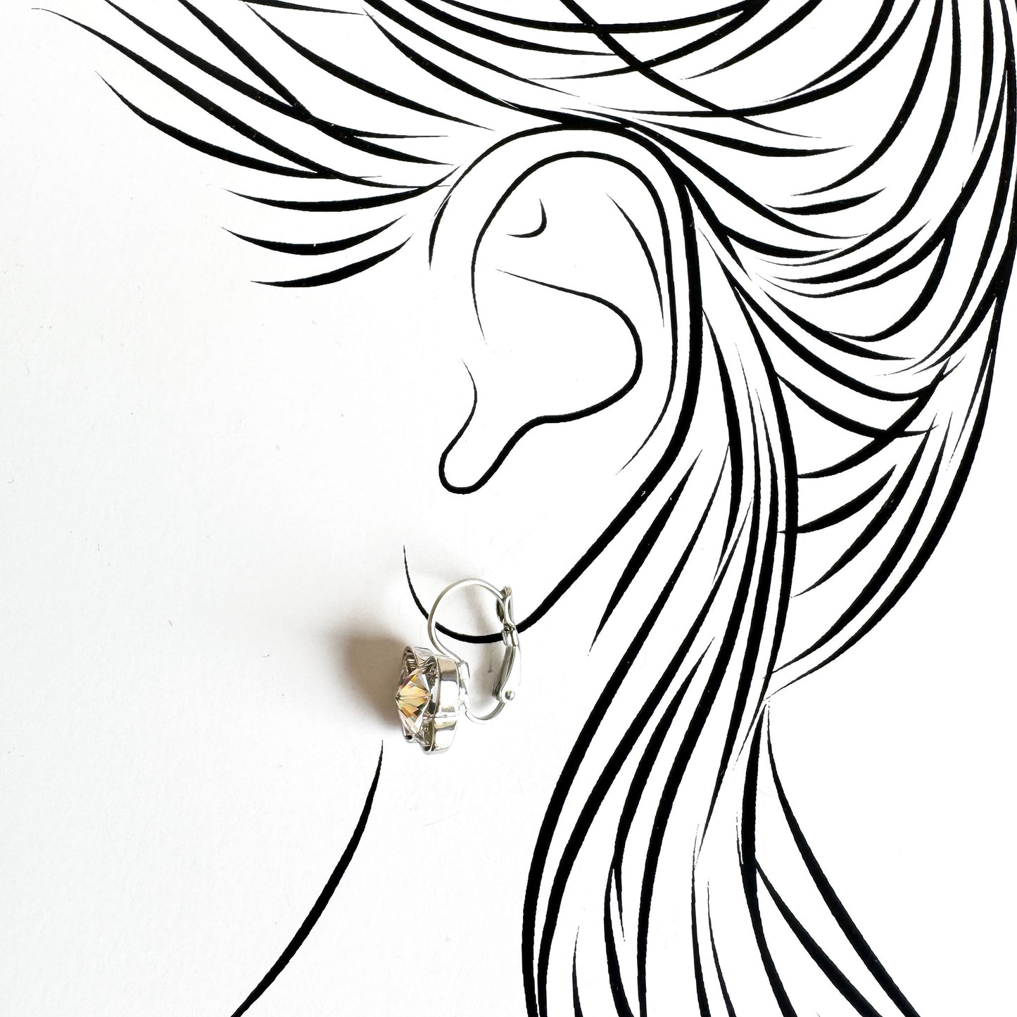 Butterfly earrings Bohm (France)