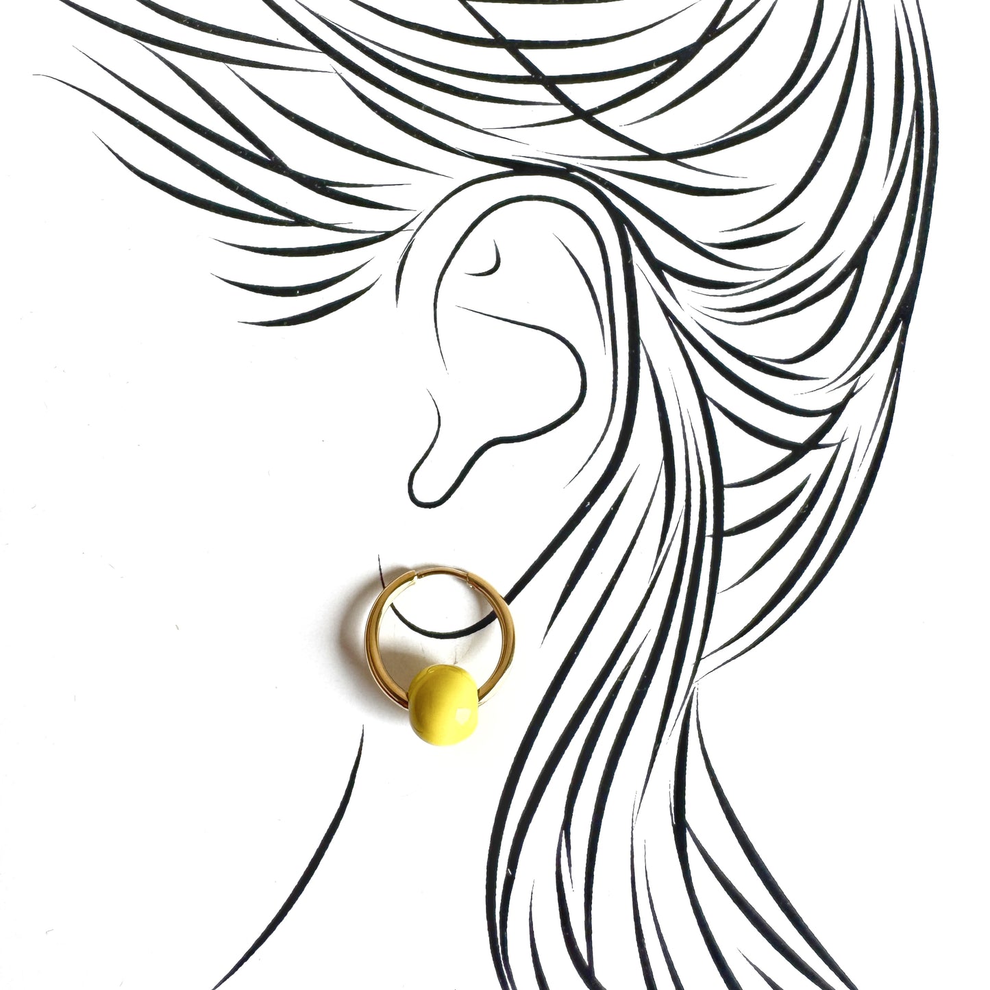 Beaded earrings Ikita (France)