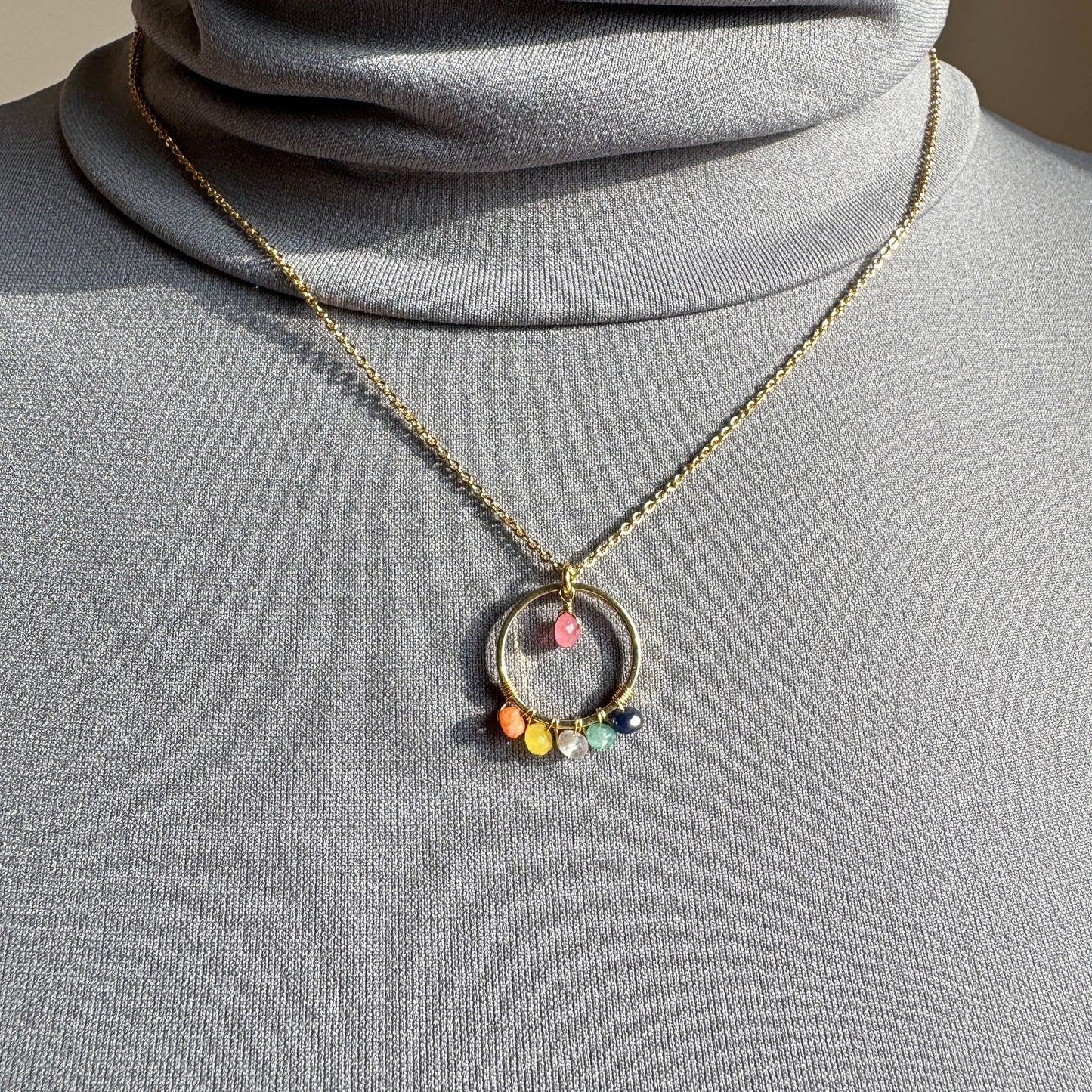 Naszyjnik z jadeitem Moonstone (France)