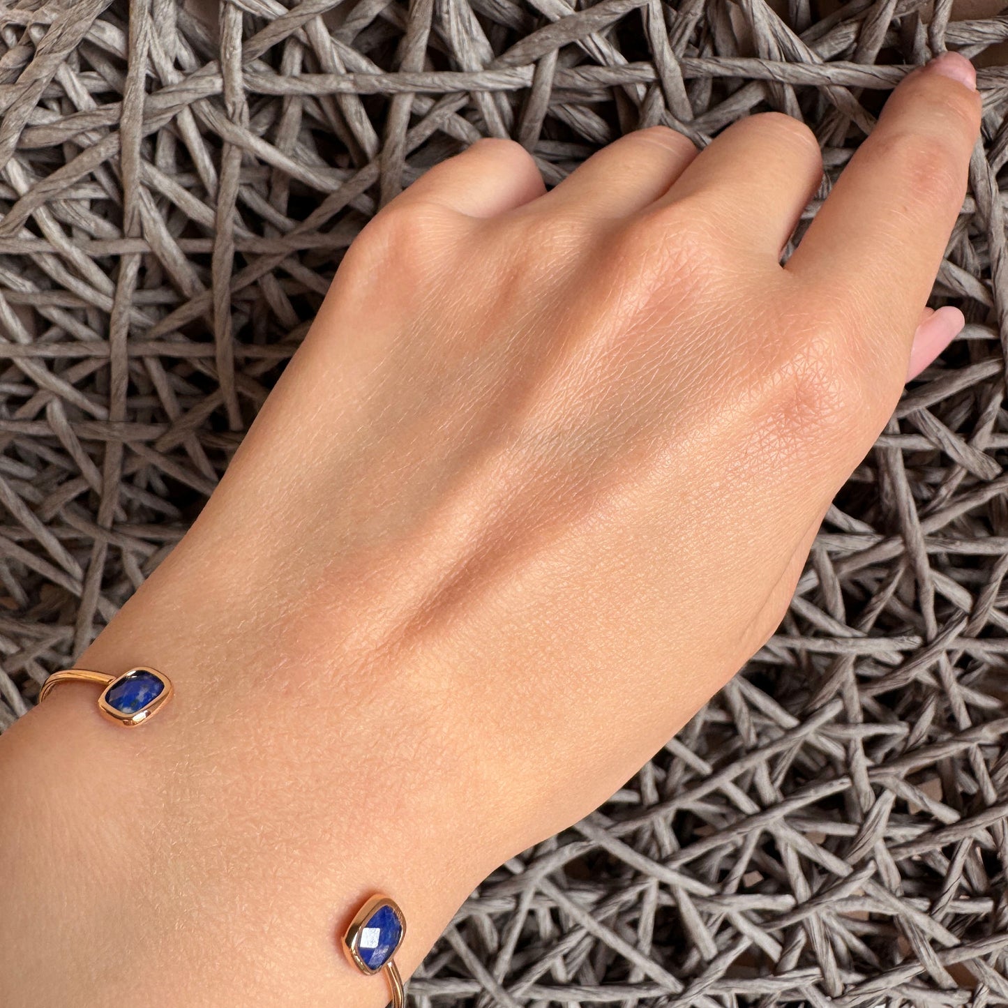 Lapis lazuli bracelet Moonstone (France)