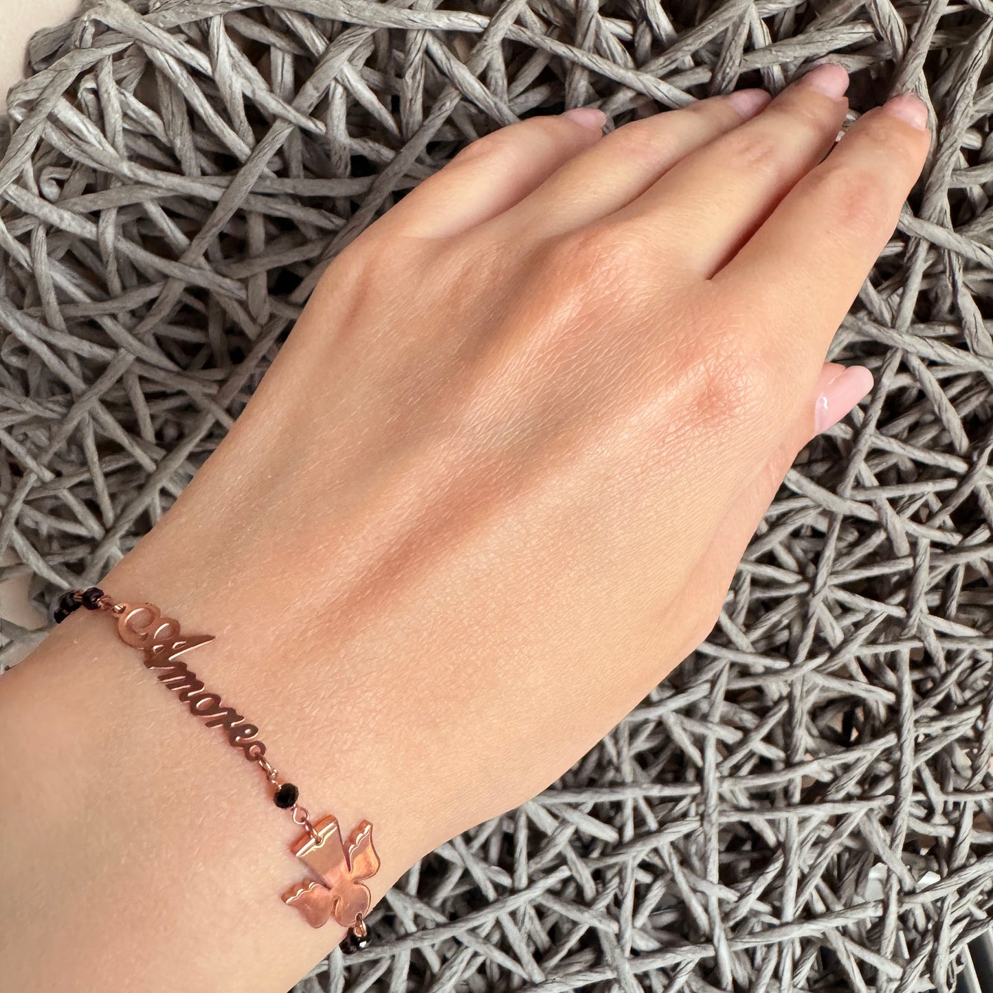 Bracelet with an angel and an inscription Nomination (Italy)