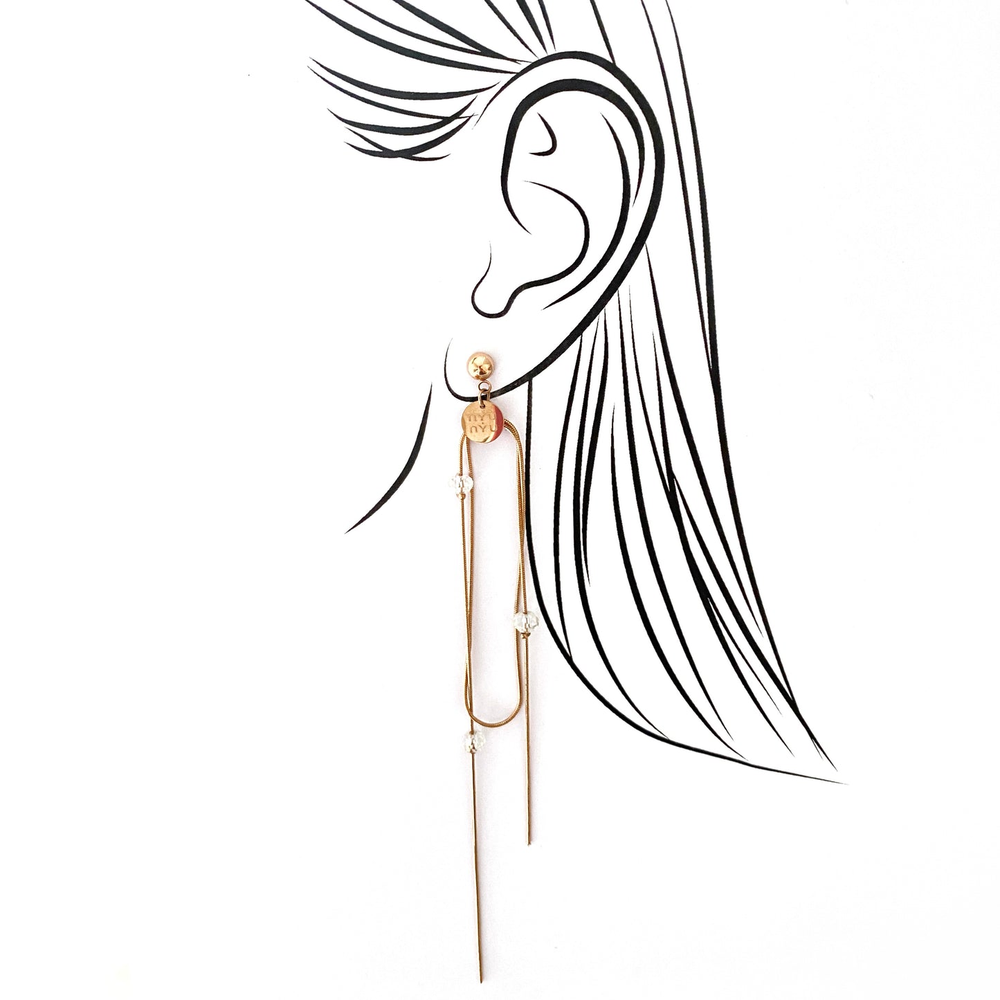 chain earrings