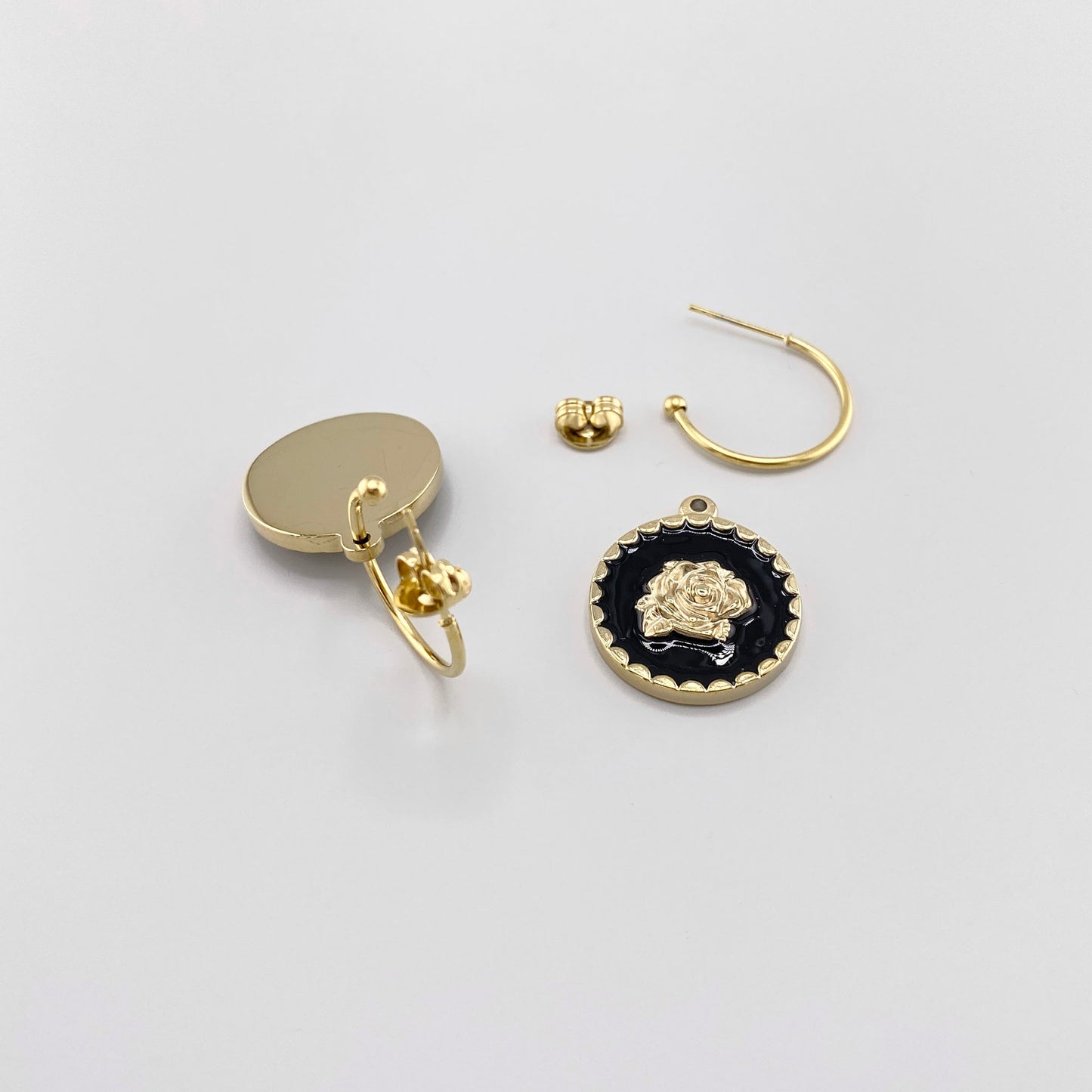 Rose earrings