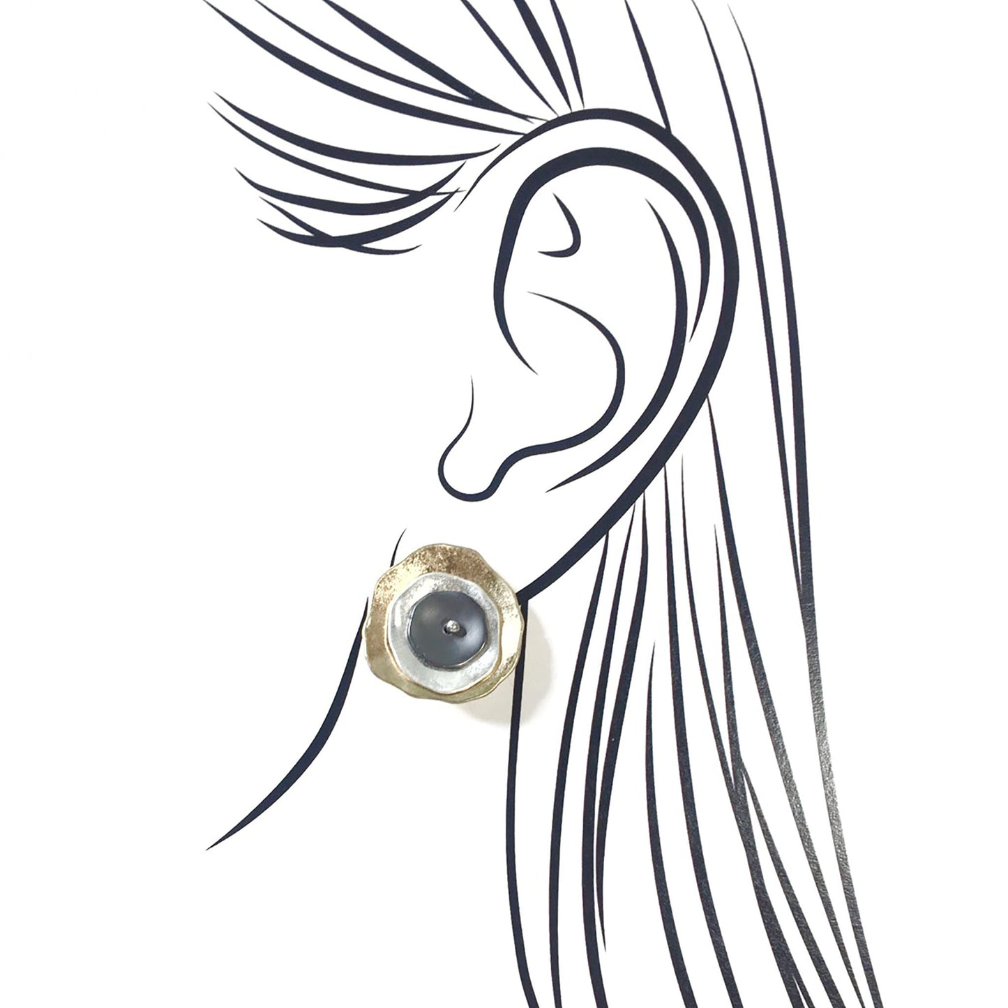Round earrings Sonata (Spain)