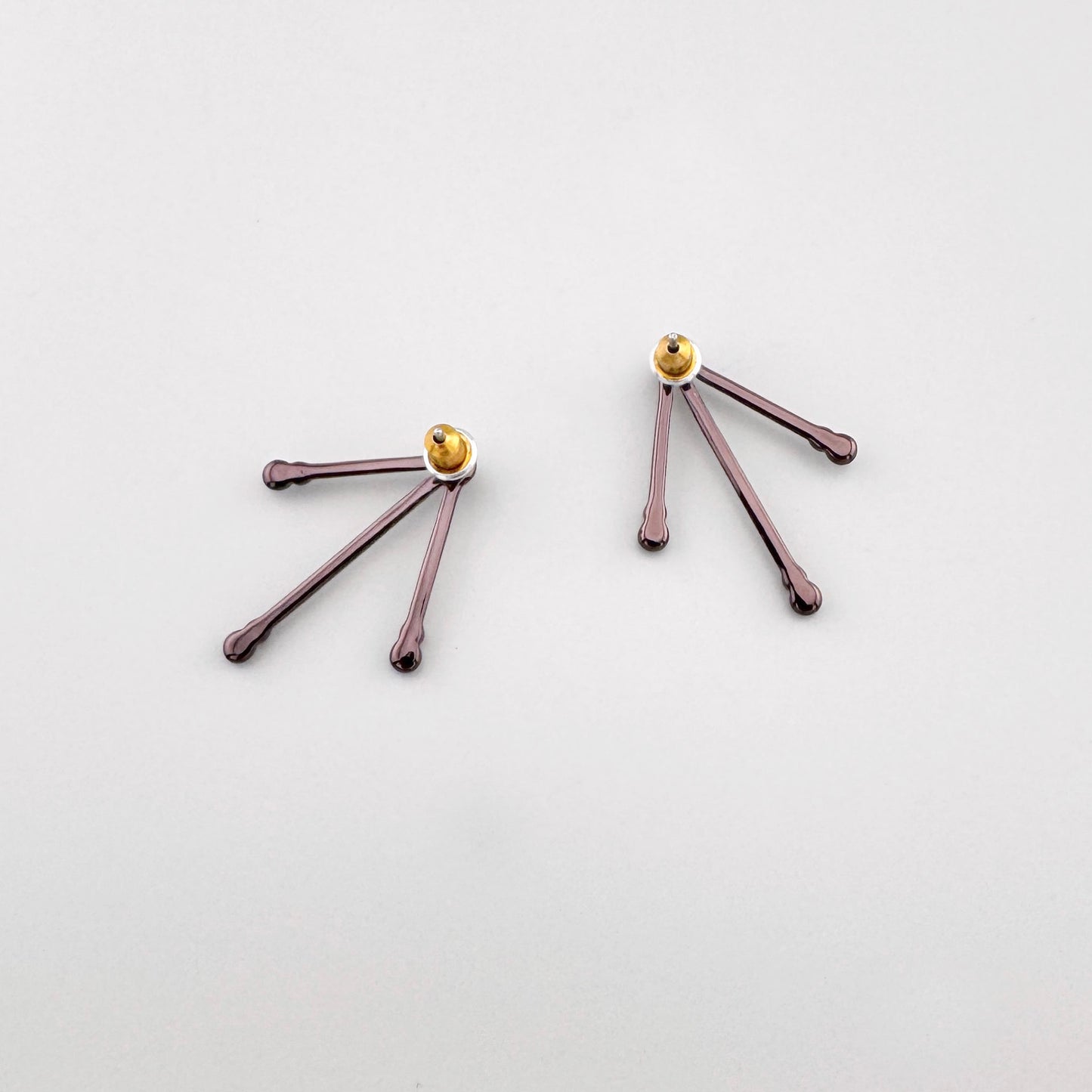Boucles noires avec zirconium à porter simples ou modulées
