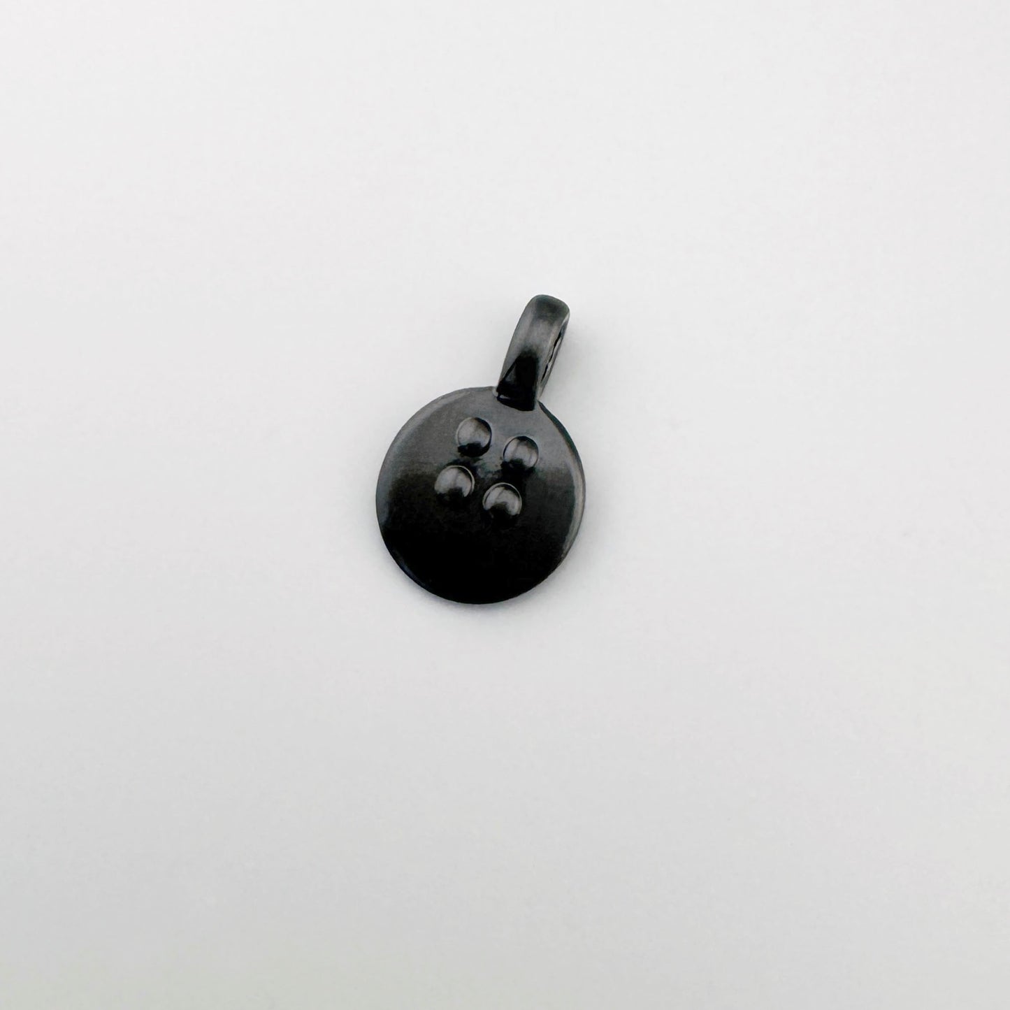 Graphite letter g pendant by Pilgrim with a clean minimalist finish