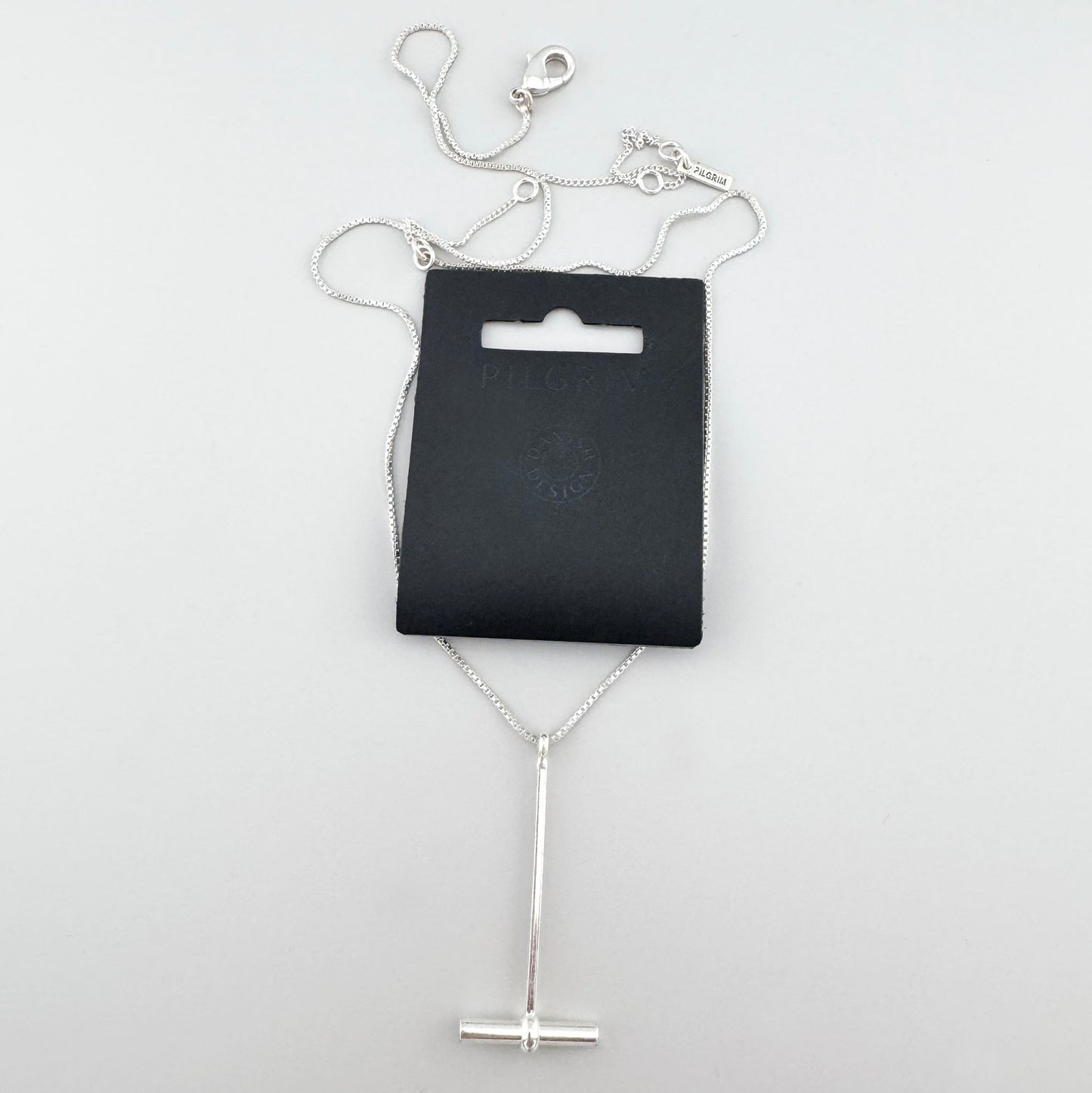 Collier pendentif minimaliste en argent avec chaîne réglable Pilgrim